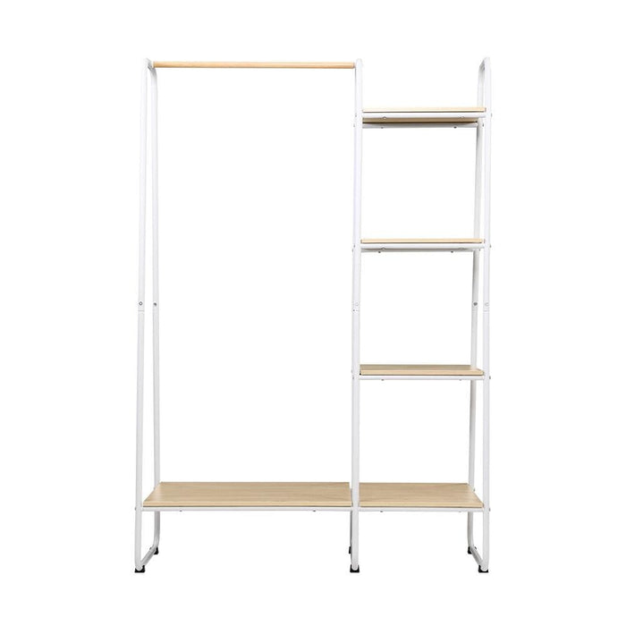 Closet Storage Rack Clothes Hanger Shelf Garment Rail Stand