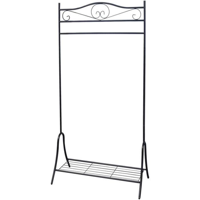 Clothing Rack Black Steel Xatbbb