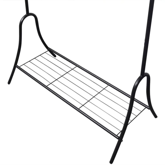 Clothing Rack Black Steel Xatbbb