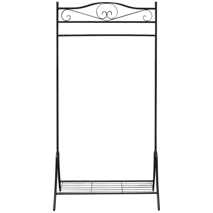 Clothing Rack Black Steel Xatbbb