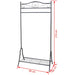 Clothing Rack Black Steel Xatbbb
