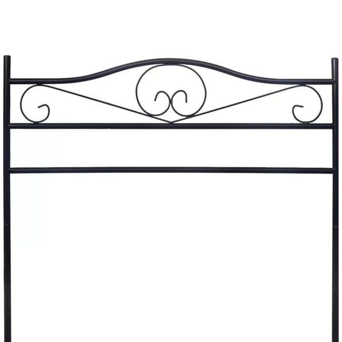 Clothing Rack Black Steel Xatbbb