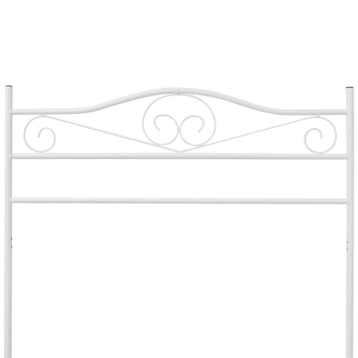 Clothing Rack White Steel Xaxkkk