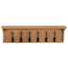 Coat Rack 60x16x16 Cm Solid Oak Wood Xnkoko