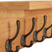 Coat Rack 90x16x16 Cm Solid Oak Wood Xnkokx