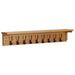 Coat Rack 90x16x16 Cm Solid Oak Wood Xnkokx