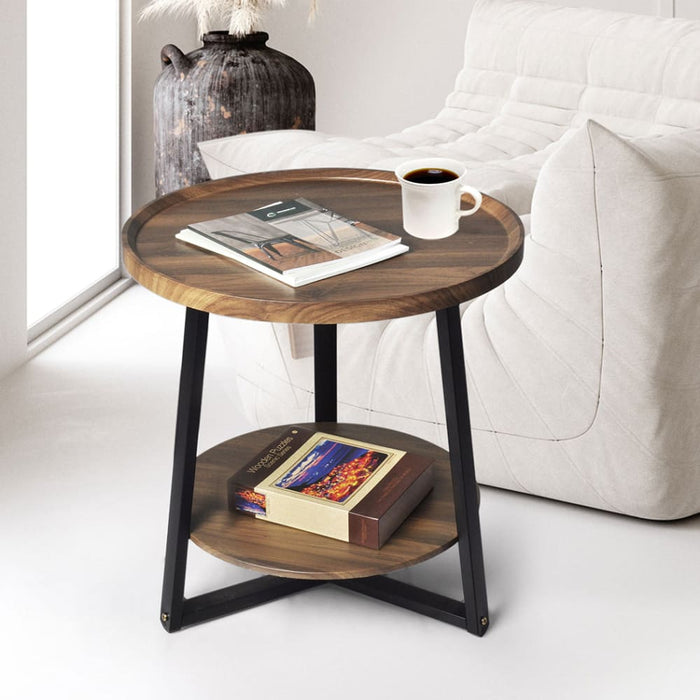 Coffee Table Bedside Tables Nightstand Lamp Storage Steel