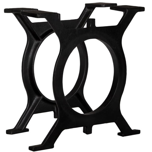 Coffee Table Legs 2 Pcs O - frame Cast Iron