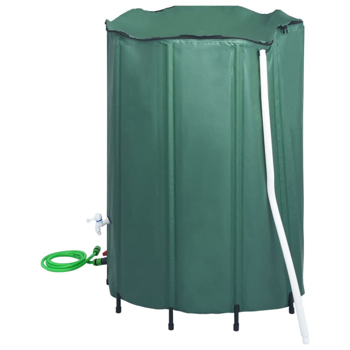 Collapsible Rain Water Tank with Spigot 1500 l Anlbk