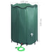 Collapsible Rain Water Tank with Spigot 1500 l Anlbk
