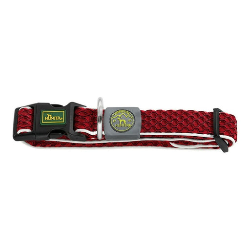 Dog Collar Hunter Basic Thread Red Size m (33 - 50 Cm)
