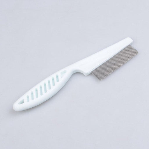 Comfortable Stainless Steel White Fine Toothed Pet Grooming