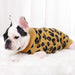 Comfortable Warm Turtleneck Knitwear Leopard Pattern