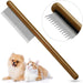 Comfortable Wooden Handle Dog Comb for Removing Matted