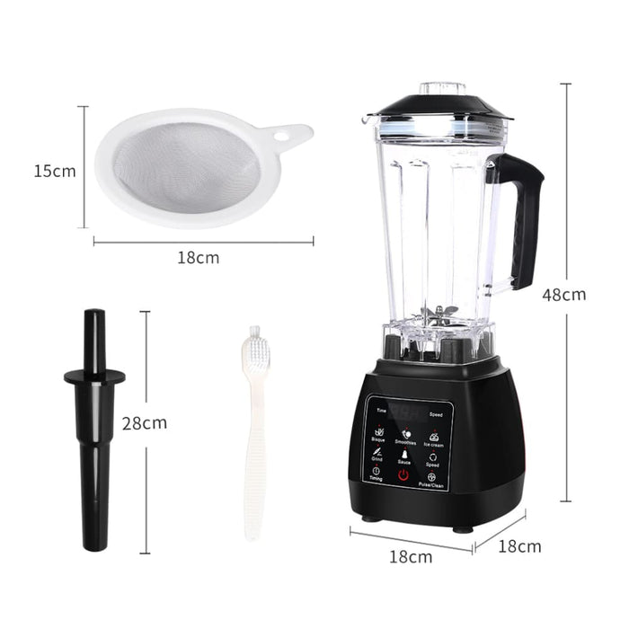 Goslash Picks 2l Commercial Blender Mixer Food Processor