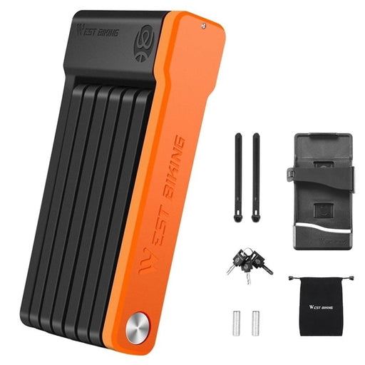 Compact Foldable Anti-theft Bicycle Lock