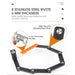 Compact Foldable Anti-theft Bicycle Lock