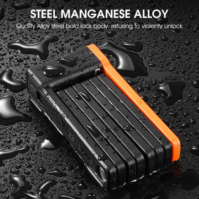 Compact Foldable Anti-theft Bicycle Lock