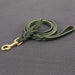Copper Hook With Braided Real Leather Leash