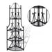 Corner Plant Rack Black Abinx