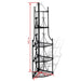 Corner Plant Rack Black Abinx