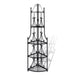 Corner Plant Rack Black Abinx