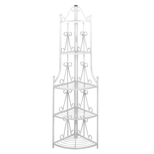 Corner Plant Rack White Abint