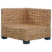 Corner Sofa with Cushions Natural Rattan Xnlxik