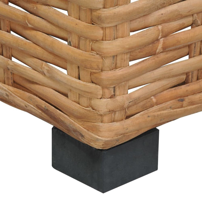 Corner Sofa with Cushions Natural Rattan Xnlxik