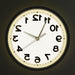 Counter Clockwise Backwards Clock Home Decor Sound Activated