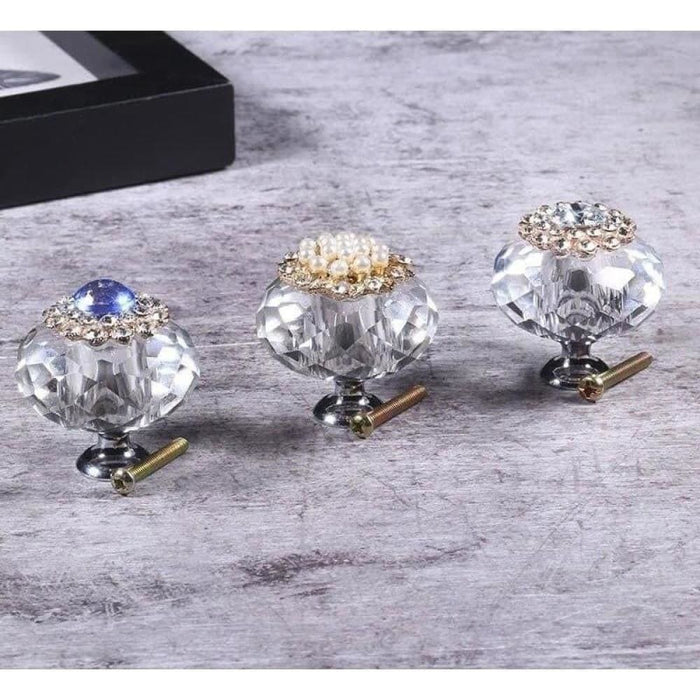 Crystal Cabinet Knobs and Handles Luxury Pulls Dresser