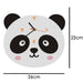 Cute Panda Shaped Wall Clock