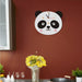 Cute Panda Shaped Wall Clock