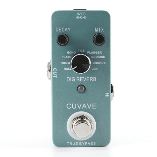 Cuvave Mini Digital Reverb Guitar Effect Pedal 9 Types True