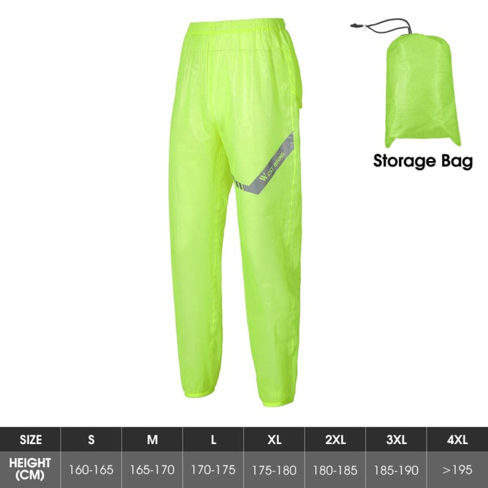 Cycling Raincoat with Multiple Reflective Strip