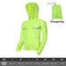 Cycling Raincoat with Multiple Reflective Strip