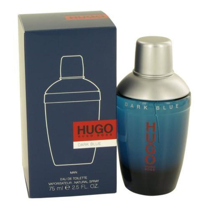 Dark Blue Edt Spray by Hugo Boss for Men - 75 Ml
