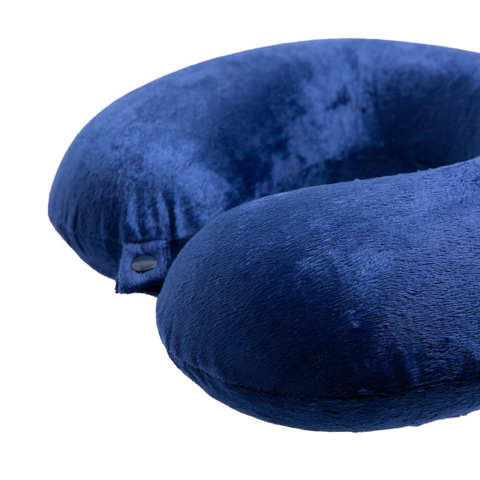 Memory Foam Travel Neck Pillow with Clip Cushion Support