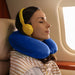 Memory Foam Travel Neck Pillow with Clip Cushion Support