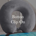 Memory Foam Travel Neck Pillow with Clip Cushion Support