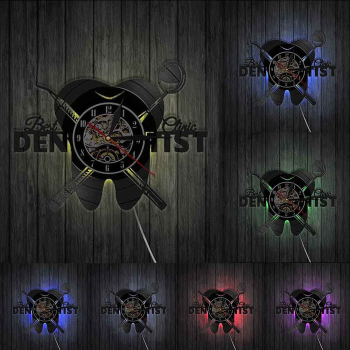 Dentist Equipment Dental Office Teeth Wall Sign Decorative