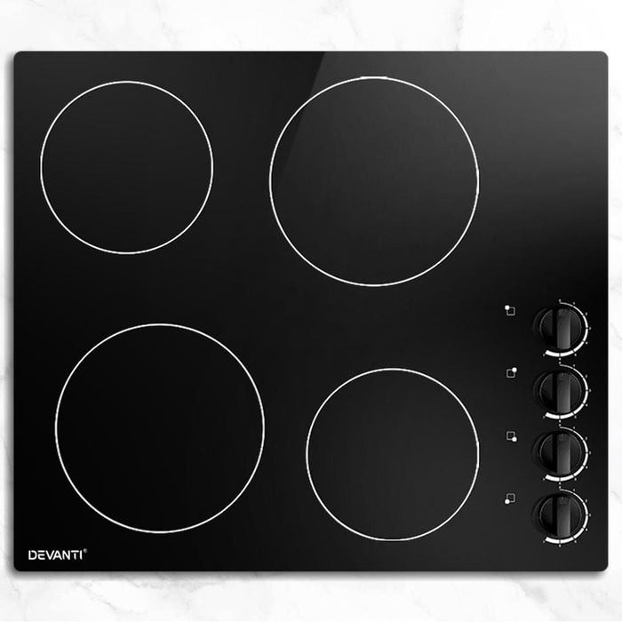 Devanti Ceramic Cooktop 60cm Electric Kitchen Burner Cooker