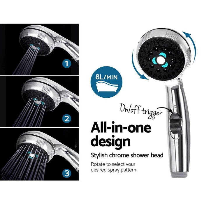 Devanti Outdoor Portable Lpg Gas Hot Water Heater Shower