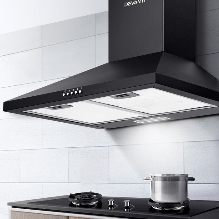 Devanti Pyramid Range Hood Rangehood 600mm 60cm Kitchen