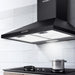 Devanti Pyramid Range Hood Rangehood 600mm 60cm Kitchen