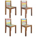 Dining Chairs 4 Pcs Solid Reclaimed Wood Gl18961