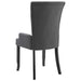 Dining Chairs With Armrests 6 Pcs Dark Grey Fabric Xilkob