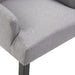 Dining Chairs With Armrests 6 Pcs Light Grey Fabric Xilkbi