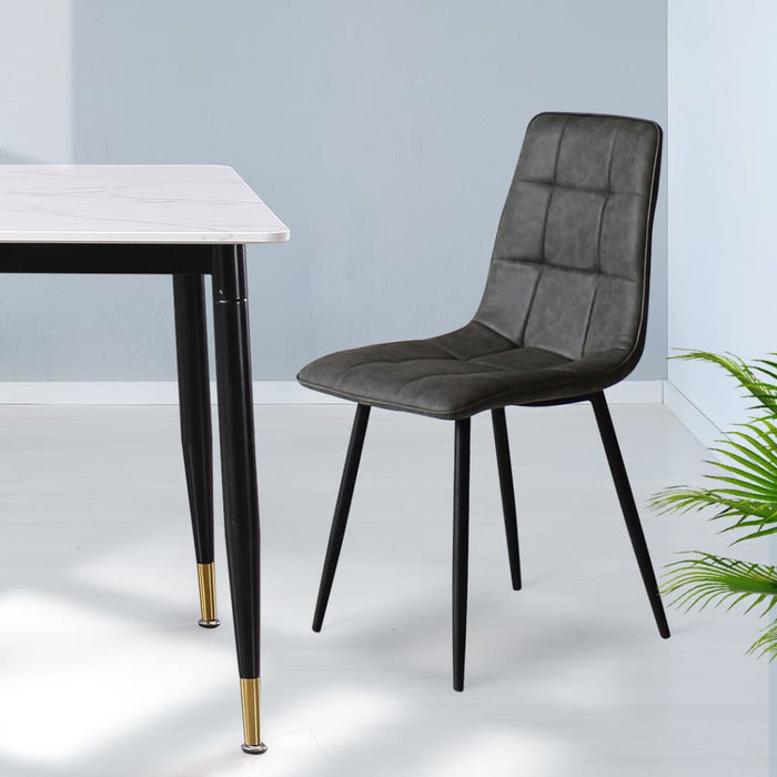 4x Dining Chairs Kitchen Table Chair Lounge Room Padded