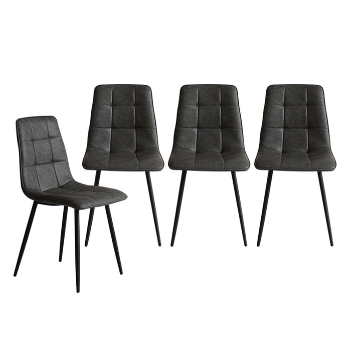 4x Dining Chairs Kitchen Table Chair Lounge Room Padded